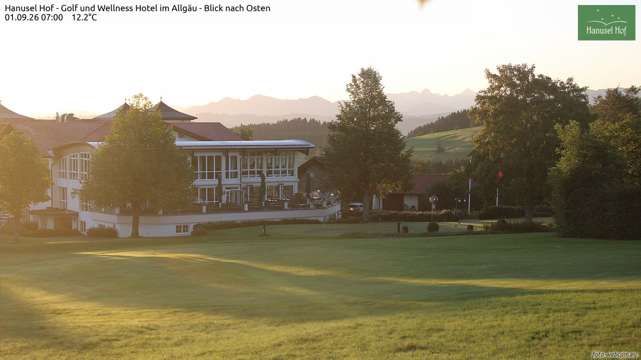 Archiv Foto Webcam Hanusel Hof - Golf und Wellness Hotel - Allgäu