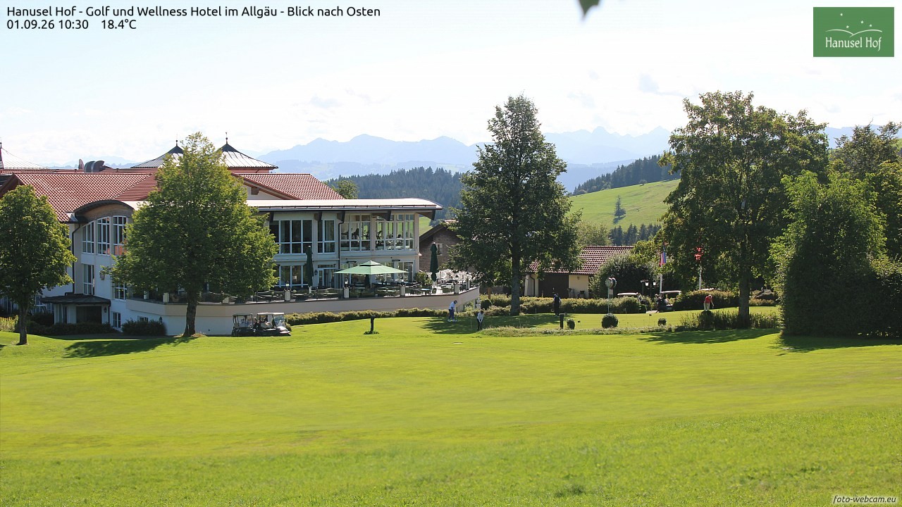 Archiv Foto Webcam Hanusel Hof - Golf und Wellness Hotel - Allgäu