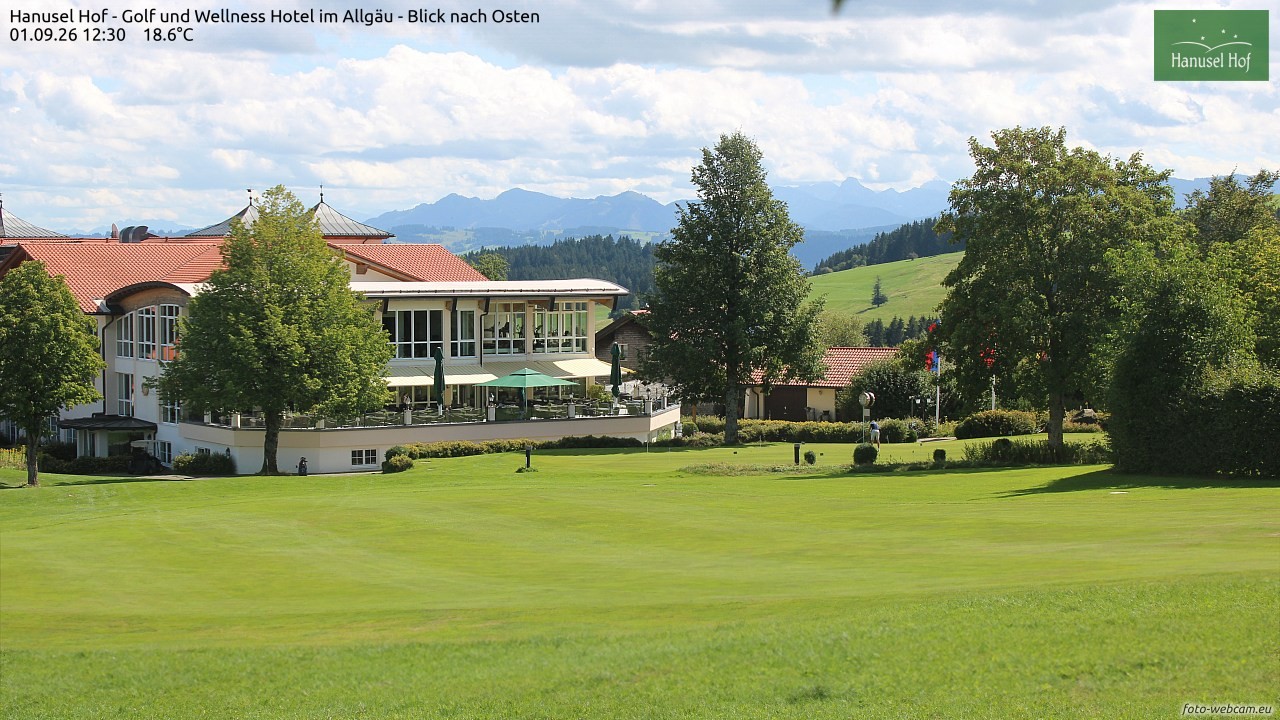 Archiv Foto Webcam Hanusel Hof - Golf und Wellness Hotel - Allgäu