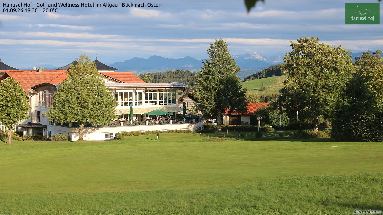 Archiv Foto Webcam Hanusel Hof - Golf und Wellness Hotel - Allgäu