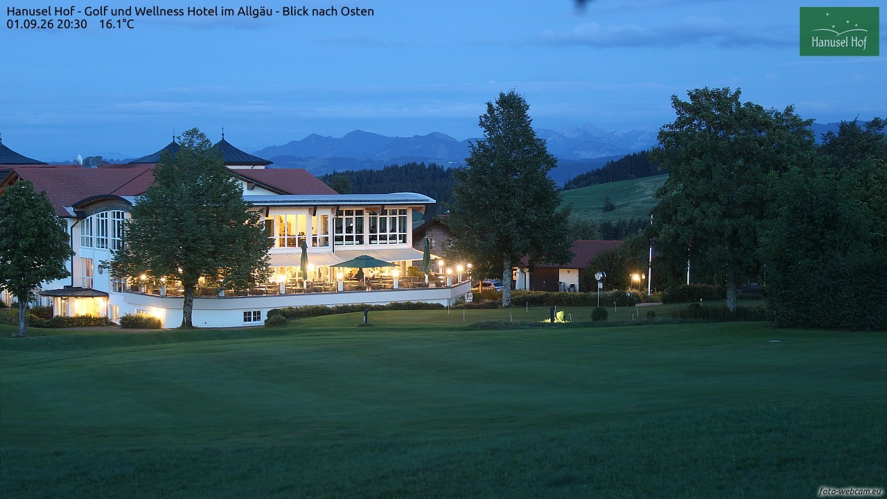 Archiv Foto Webcam Hanusel Hof - Golf und Wellness Hotel - Allgäu