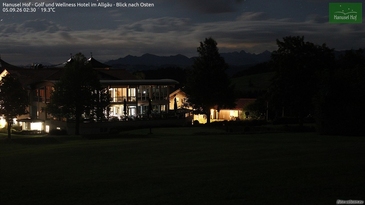 Archiv Foto Webcam Hanusel Hof - Golf und Wellness Hotel - Allgäu