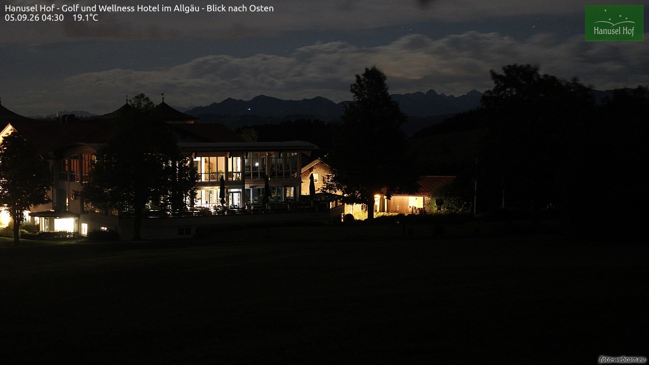 Archiv Foto Webcam Hanusel Hof - Golf und Wellness Hotel - Allgäu
