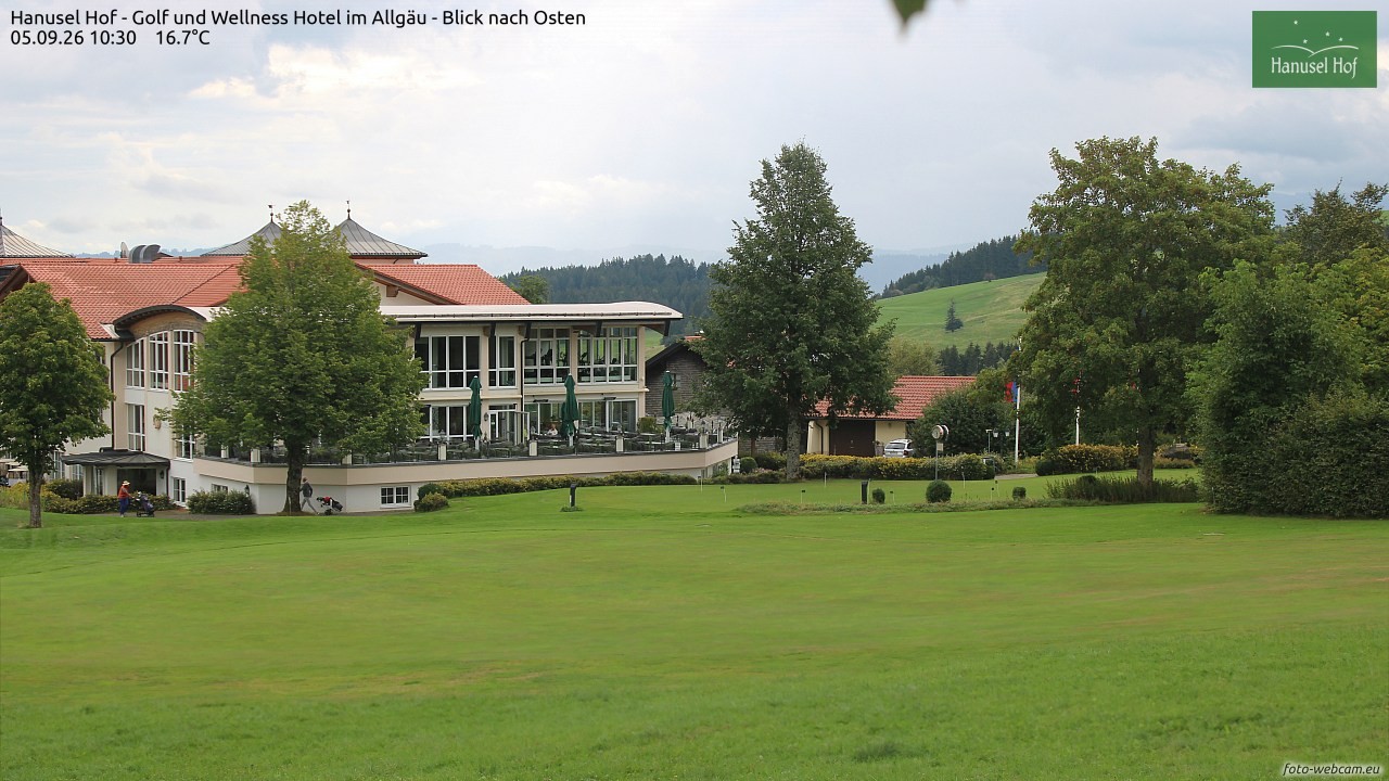 Archiv Foto Webcam Hanusel Hof - Golf und Wellness Hotel - Allgäu