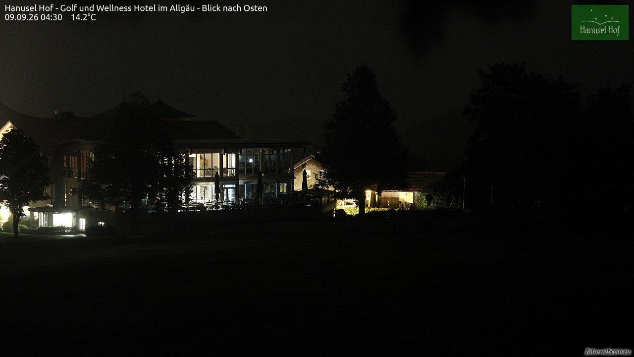 Archiv Foto Webcam Hanusel Hof - Golf und Wellness Hotel - Allgäu