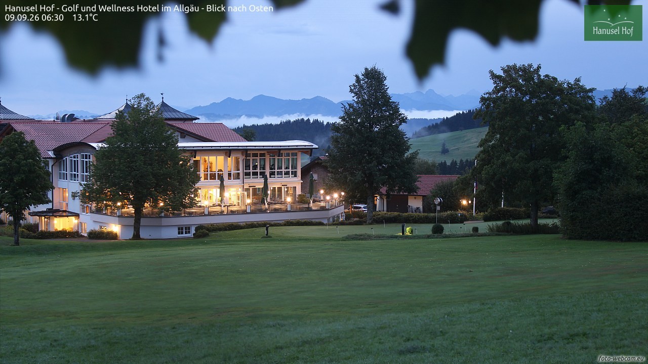 Archiv Foto Webcam Hanusel Hof - Golf und Wellness Hotel - Allgäu