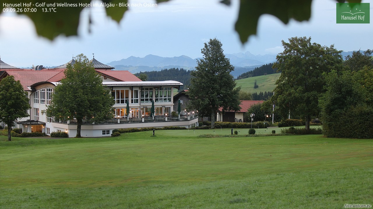 Archiv Foto Webcam Hanusel Hof - Golf und Wellness Hotel - Allgäu