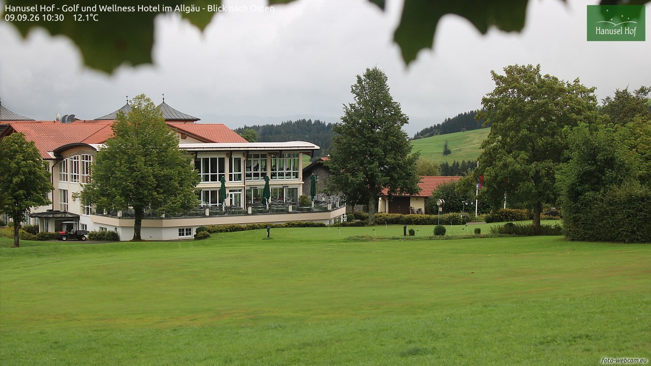 Archiv Foto Webcam Hanusel Hof - Golf und Wellness Hotel - Allgäu