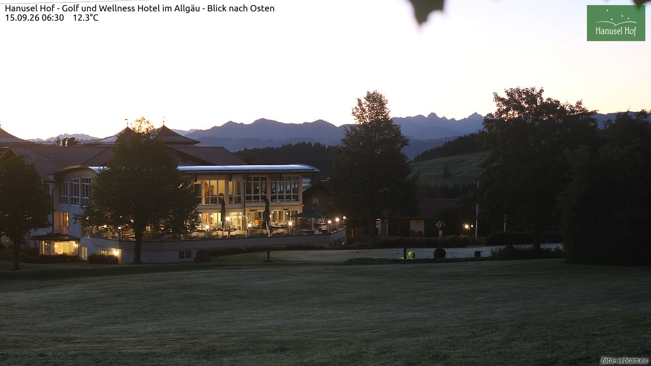 Archiv Foto Webcam Hanusel Hof - Golf und Wellness Hotel - Allgäu