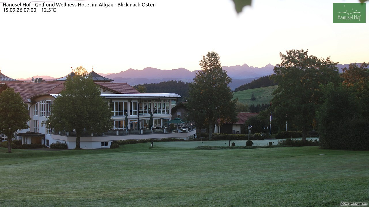 Archiv Foto Webcam Hanusel Hof - Golf und Wellness Hotel - Allgäu