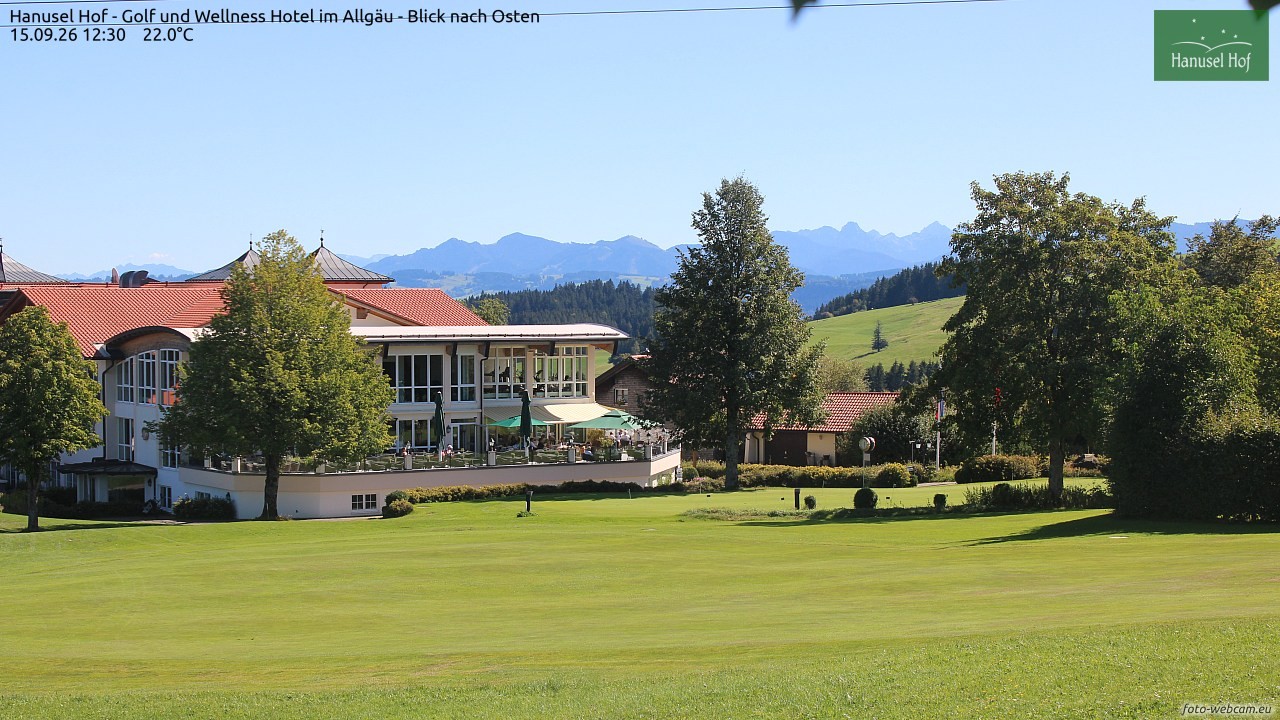Archiv Foto Webcam Hanusel Hof - Golf und Wellness Hotel - Allgäu