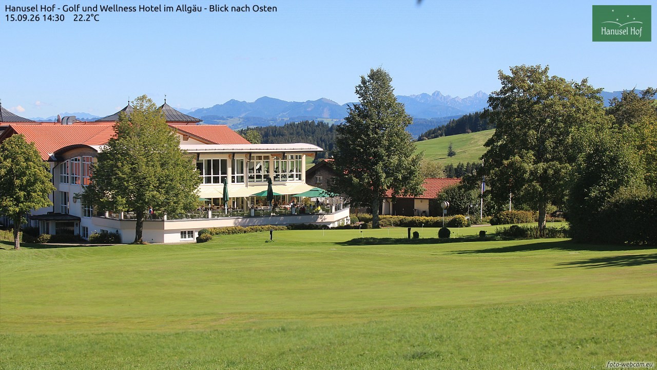 Archiv Foto Webcam Hanusel Hof - Golf und Wellness Hotel - Allgäu