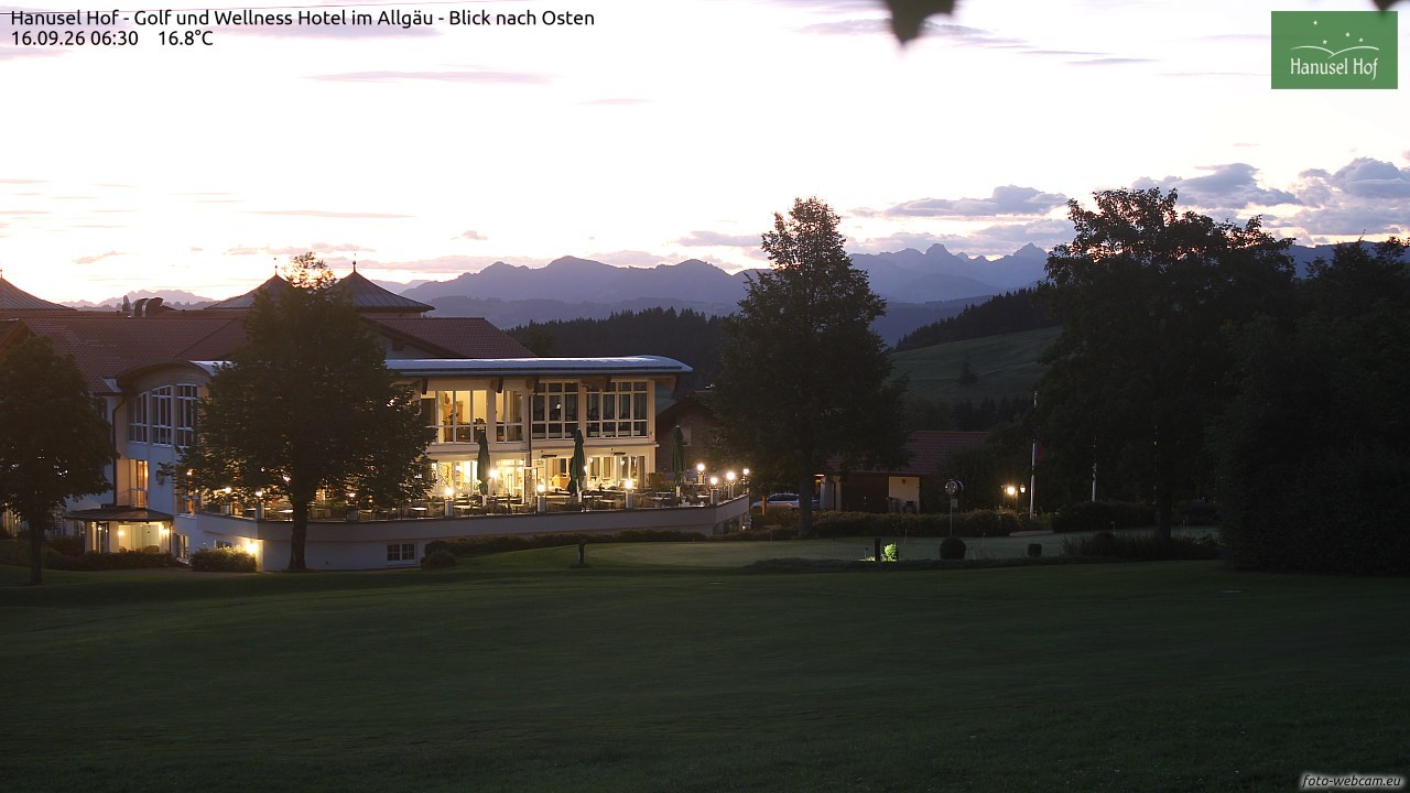 Archiv Foto Webcam Hanusel Hof - Golf und Wellness Hotel - Allgäu