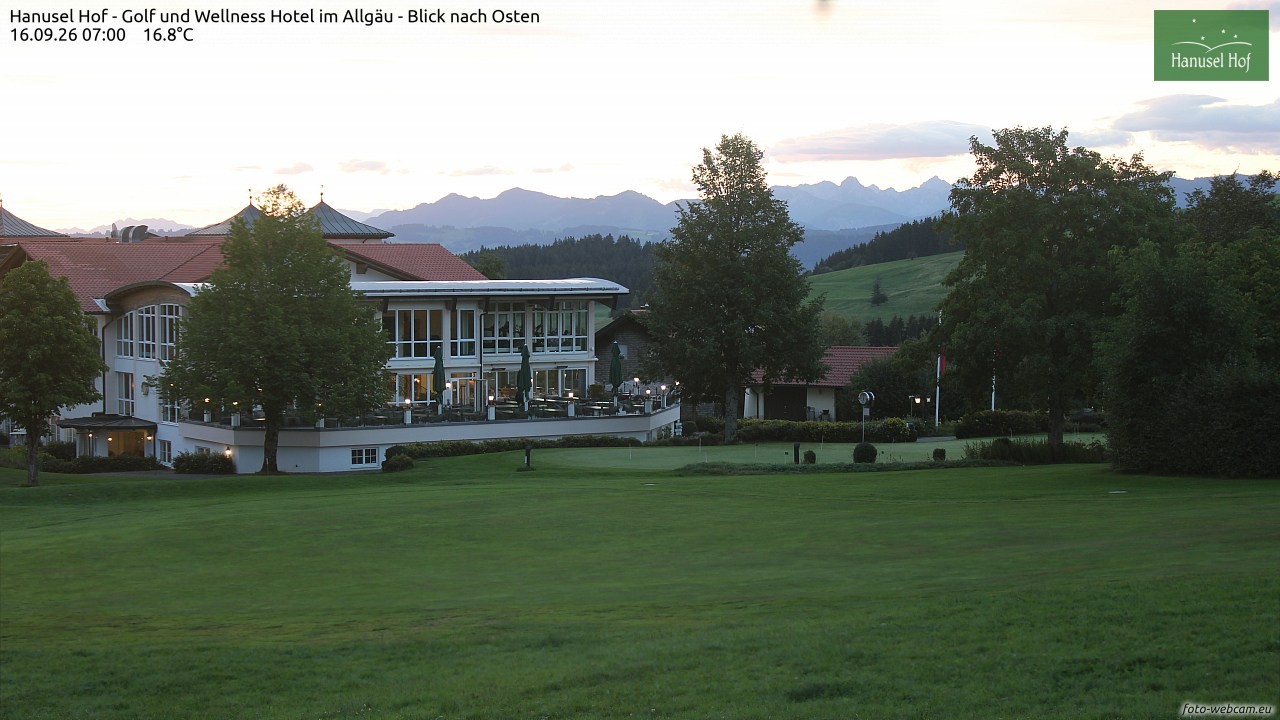 Archiv Foto Webcam Hanusel Hof - Golf und Wellness Hotel - Allgäu