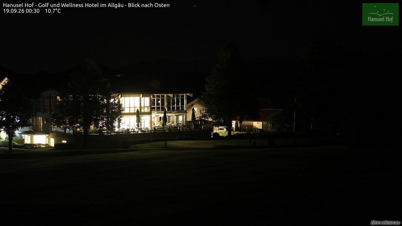 Archiv Foto Webcam Hanusel Hof - Golf und Wellness Hotel - Allgäu