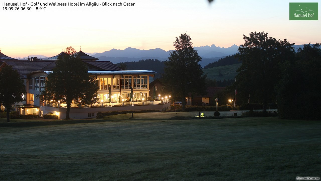Archiv Foto Webcam Hanusel Hof - Golf und Wellness Hotel - Allgäu