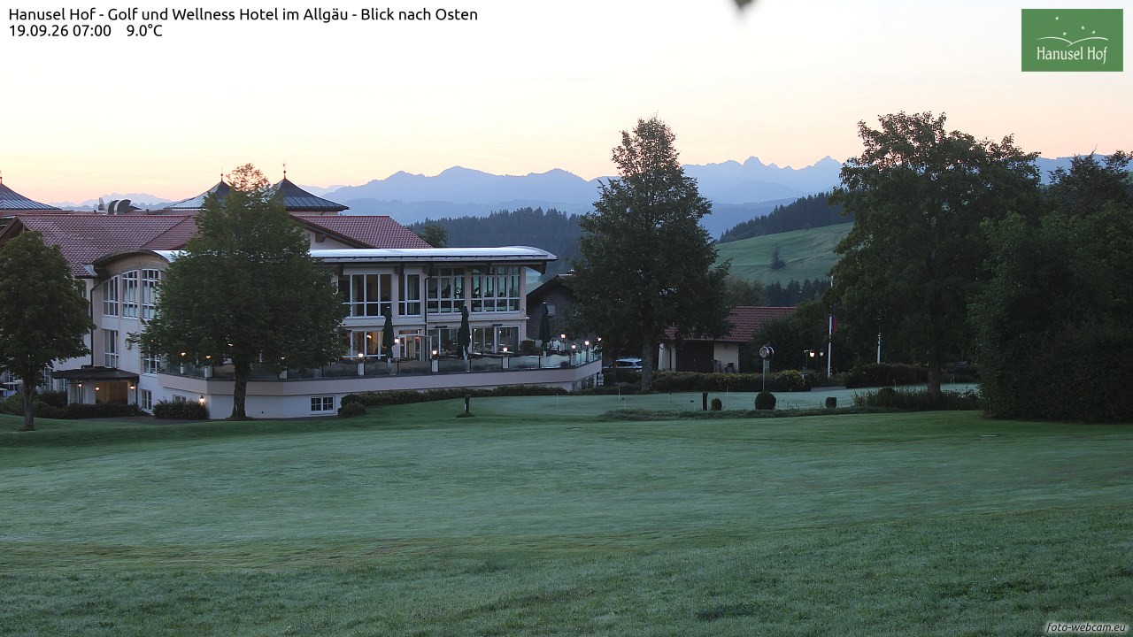 Archiv Foto Webcam Hanusel Hof - Golf und Wellness Hotel - Allgäu