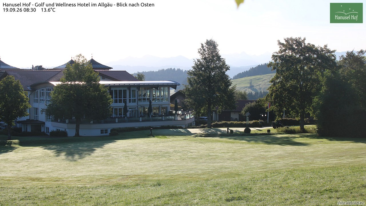 Archiv Foto Webcam Hanusel Hof - Golf und Wellness Hotel - Allgäu