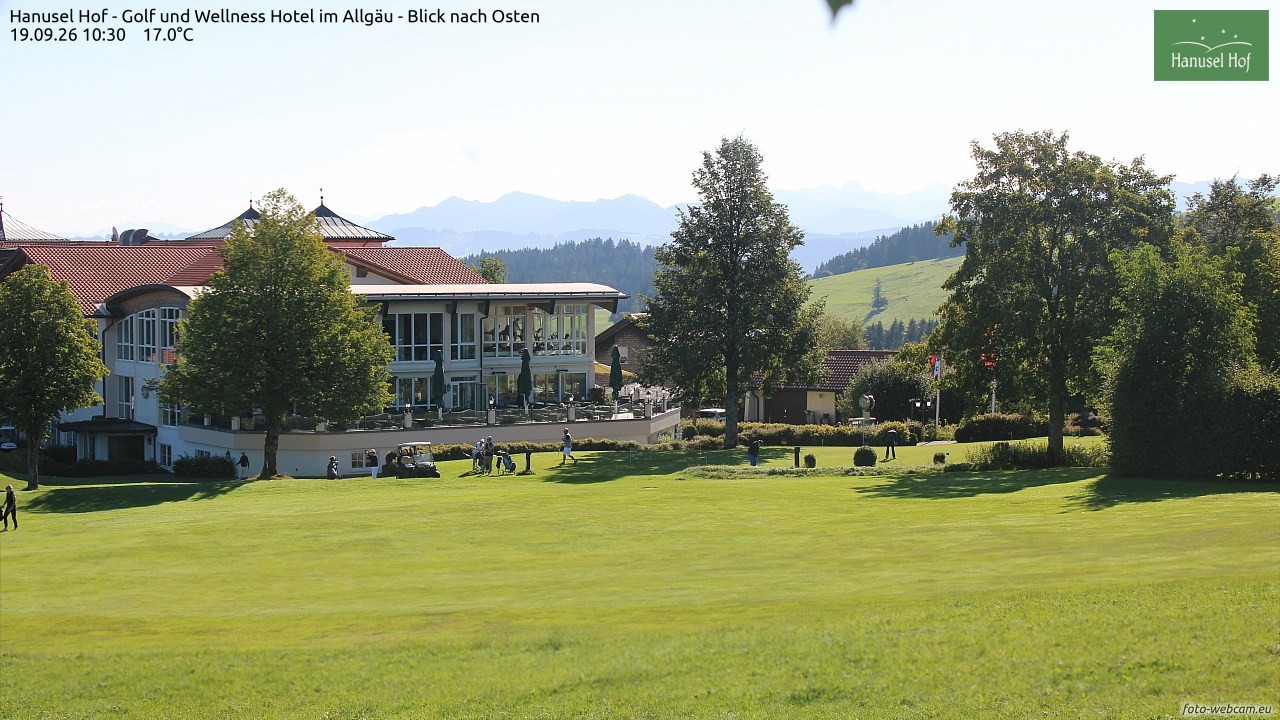 Archiv Foto Webcam Hanusel Hof - Golf und Wellness Hotel - Allgäu
