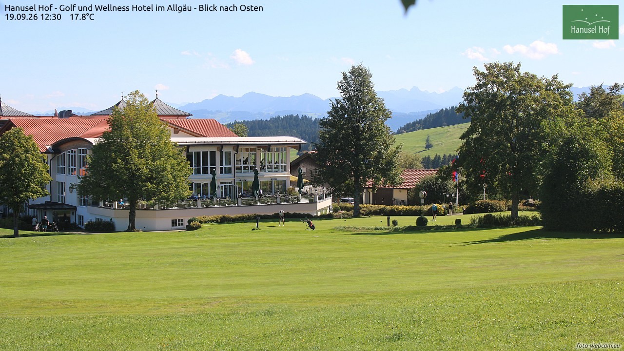 Archiv Foto Webcam Hanusel Hof - Golf und Wellness Hotel - Allgäu