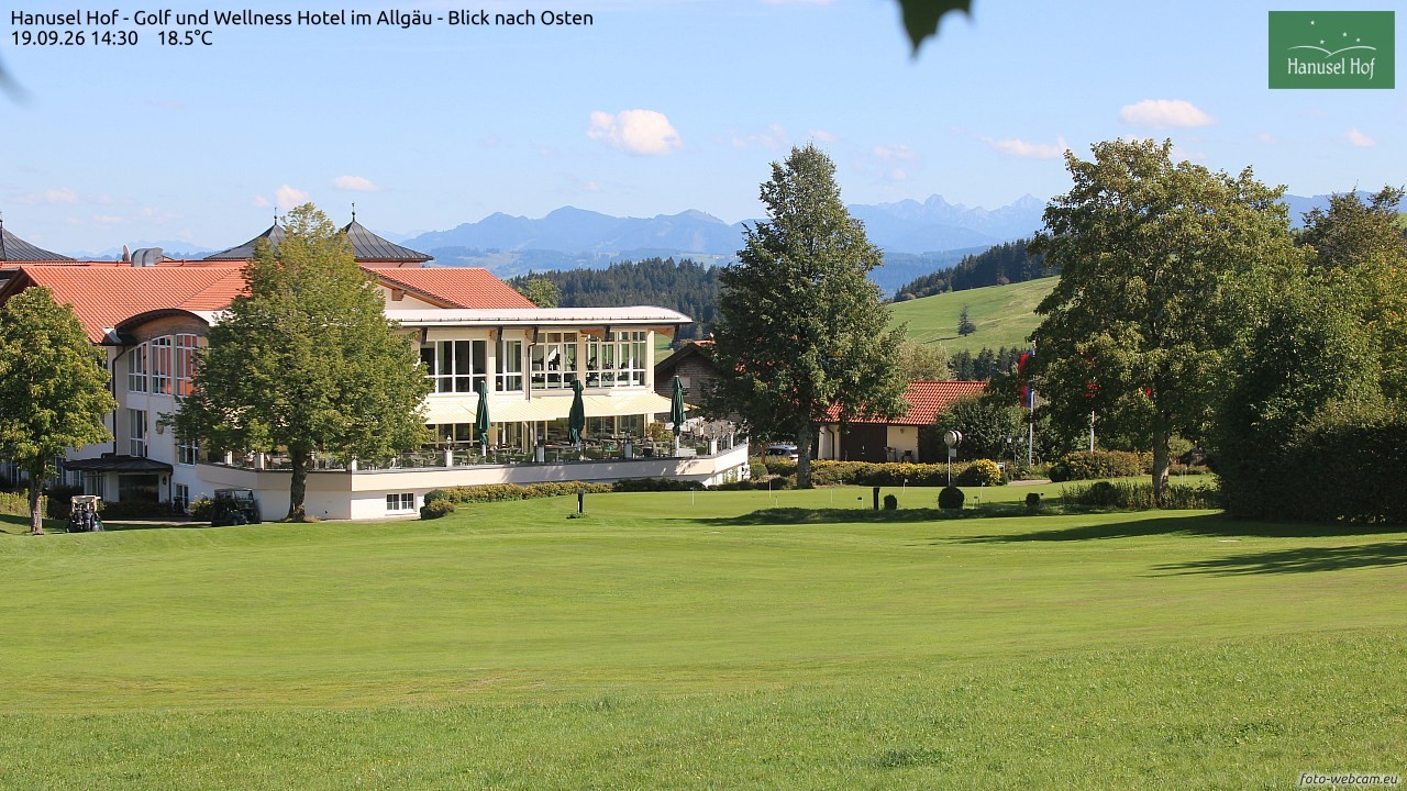 Archiv Foto Webcam Hanusel Hof - Golf und Wellness Hotel - Allgäu