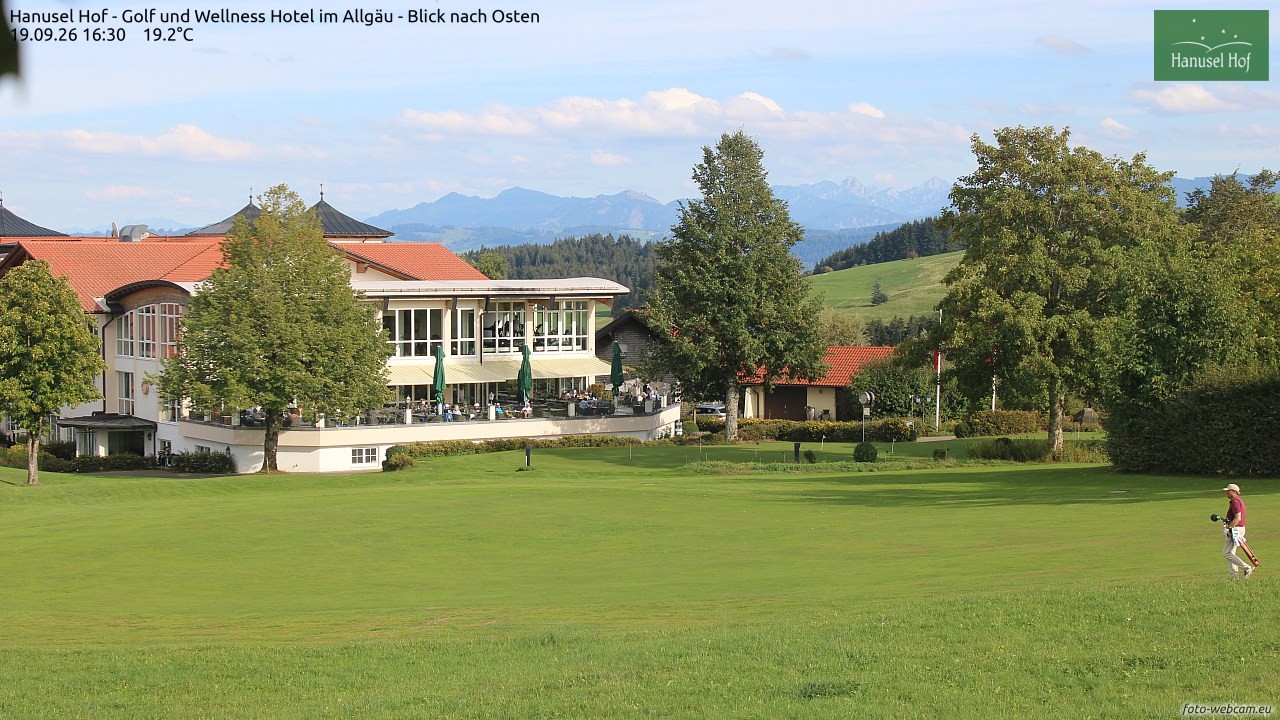 Archiv Foto Webcam Hanusel Hof - Golf und Wellness Hotel - Allgäu