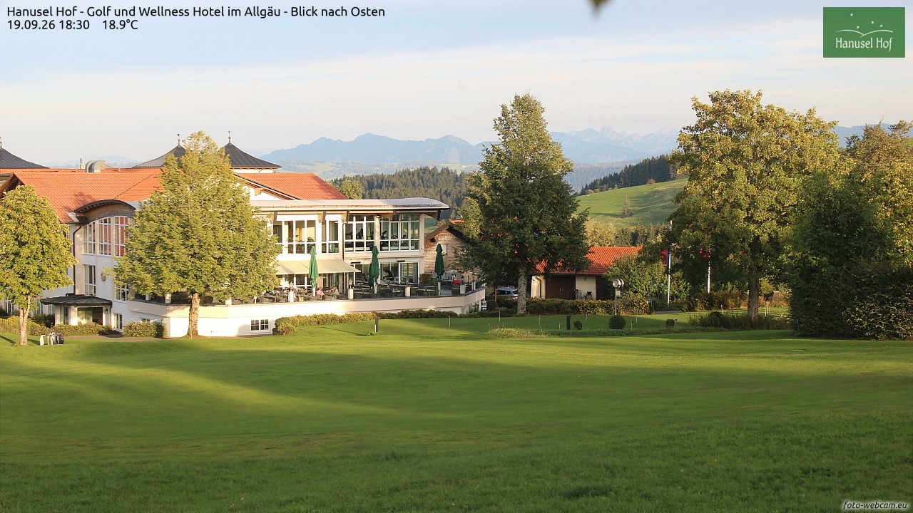 Archiv Foto Webcam Hanusel Hof - Golf und Wellness Hotel - Allgäu