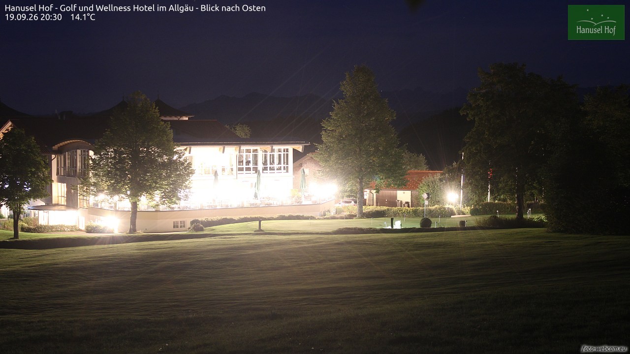 Archiv Foto Webcam Hanusel Hof - Golf und Wellness Hotel - Allgäu