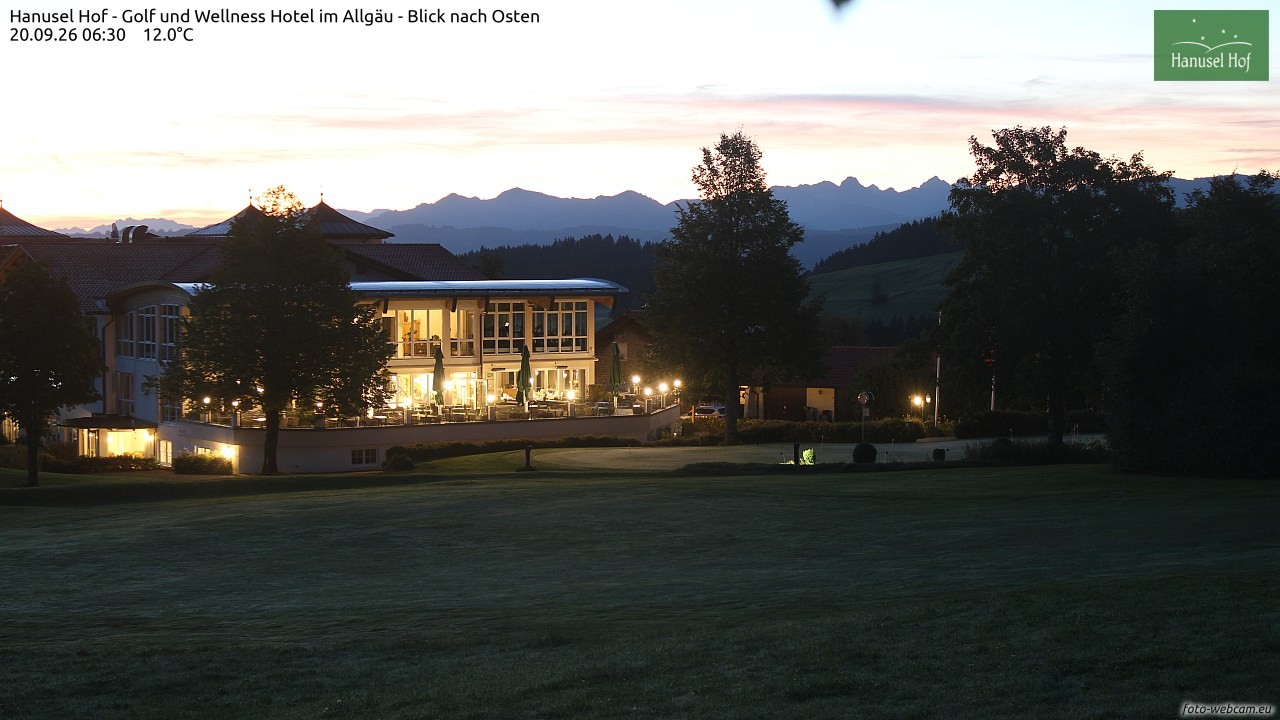 Archiv Foto Webcam Hanusel Hof - Golf und Wellness Hotel - Allgäu