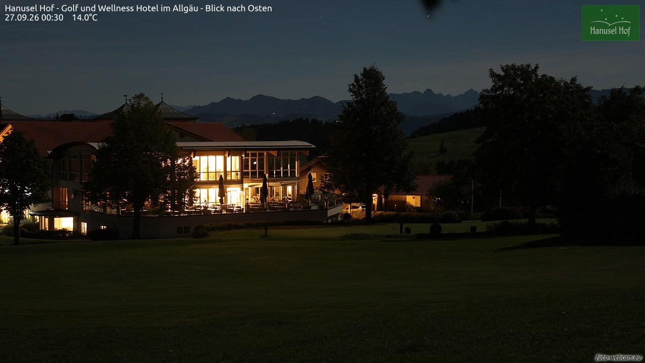 Archiv Foto Webcam Hanusel Hof - Golf und Wellness Hotel - Allgäu