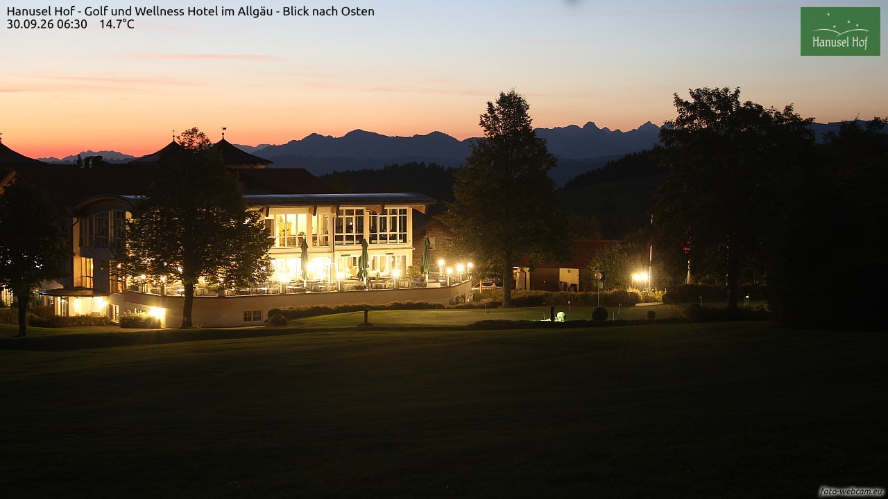 Archiv Foto Webcam Hanusel Hof - Golf und Wellness Hotel - Allgäu