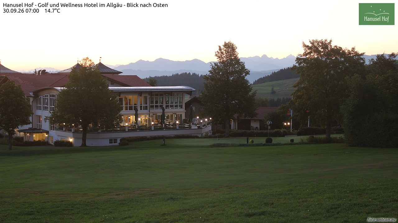 Archiv Foto Webcam Hanusel Hof - Golf und Wellness Hotel - Allgäu