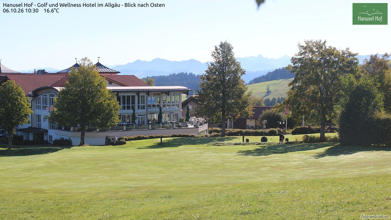 Archiv Foto Webcam Hanusel Hof - Golf und Wellness Hotel - Allgäu