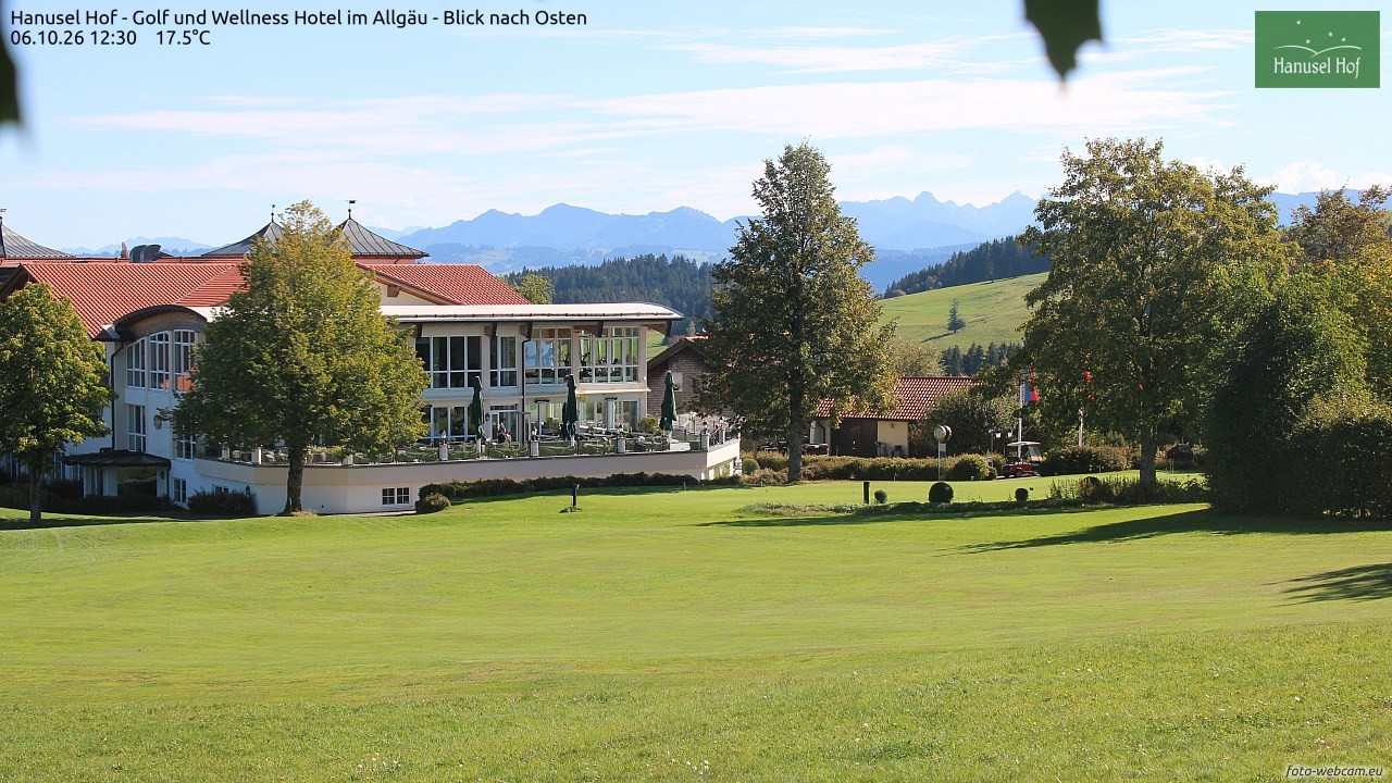 Archiv Foto Webcam Hanusel Hof - Golf und Wellness Hotel - Allgäu
