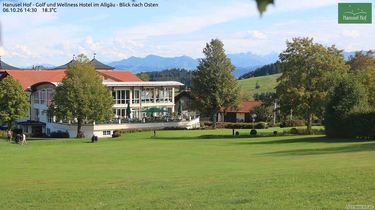 Archiv Foto Webcam Hanusel Hof - Golf und Wellness Hotel - Allgäu