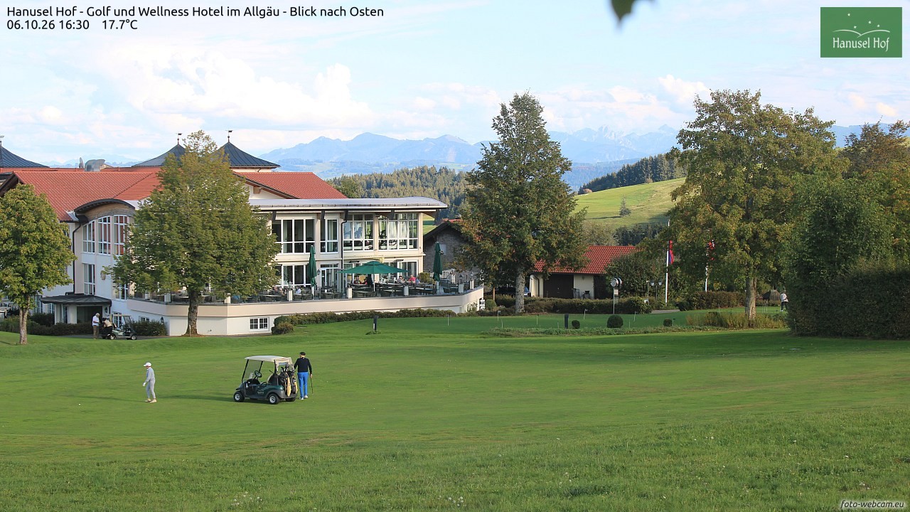 Archiv Foto Webcam Hanusel Hof - Golf und Wellness Hotel - Allgäu