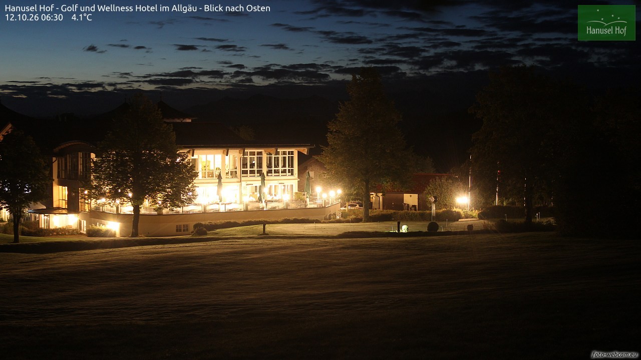 Archiv Foto Webcam Hanusel Hof - Golf und Wellness Hotel - Allgäu