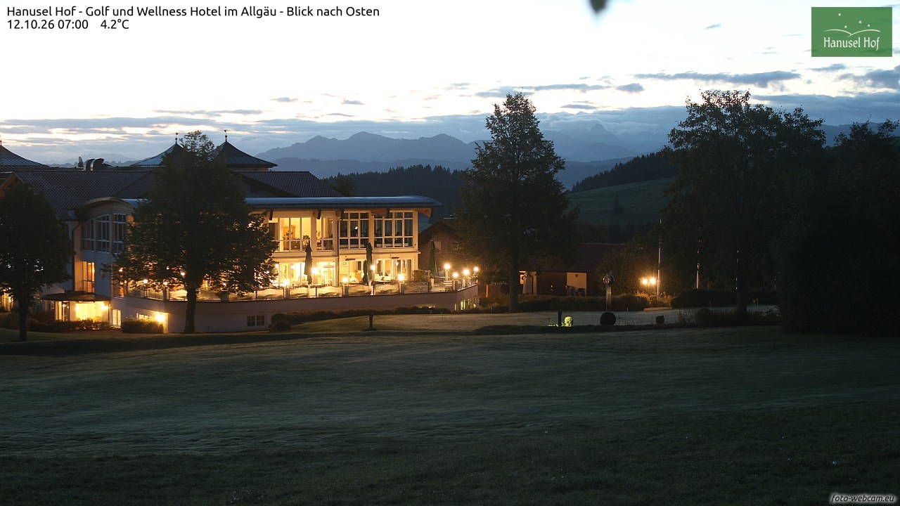 Archiv Foto Webcam Hanusel Hof - Golf und Wellness Hotel - Allgäu