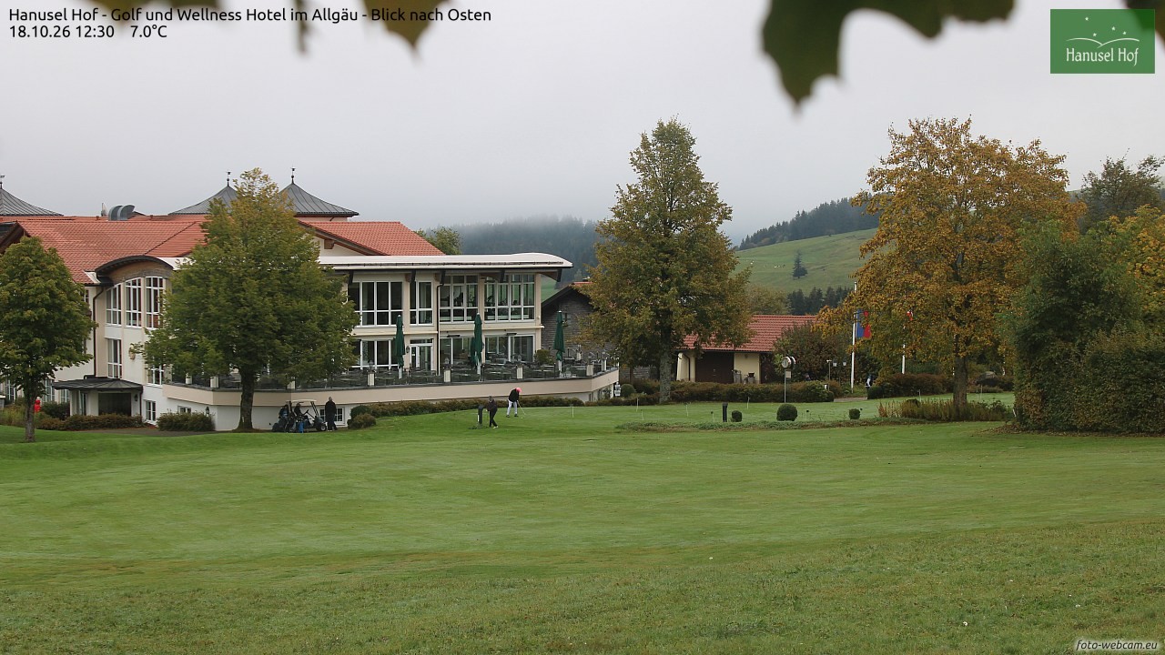 Archiv Foto Webcam Hanusel Hof - Golf und Wellness Hotel - Allgäu