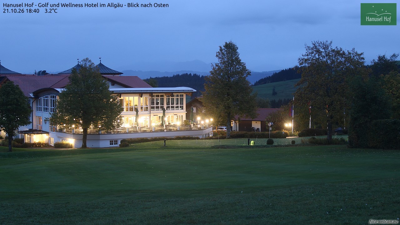 Archiv Foto Webcam Hanusel Hof - Golf und Wellness Hotel - Allgäu