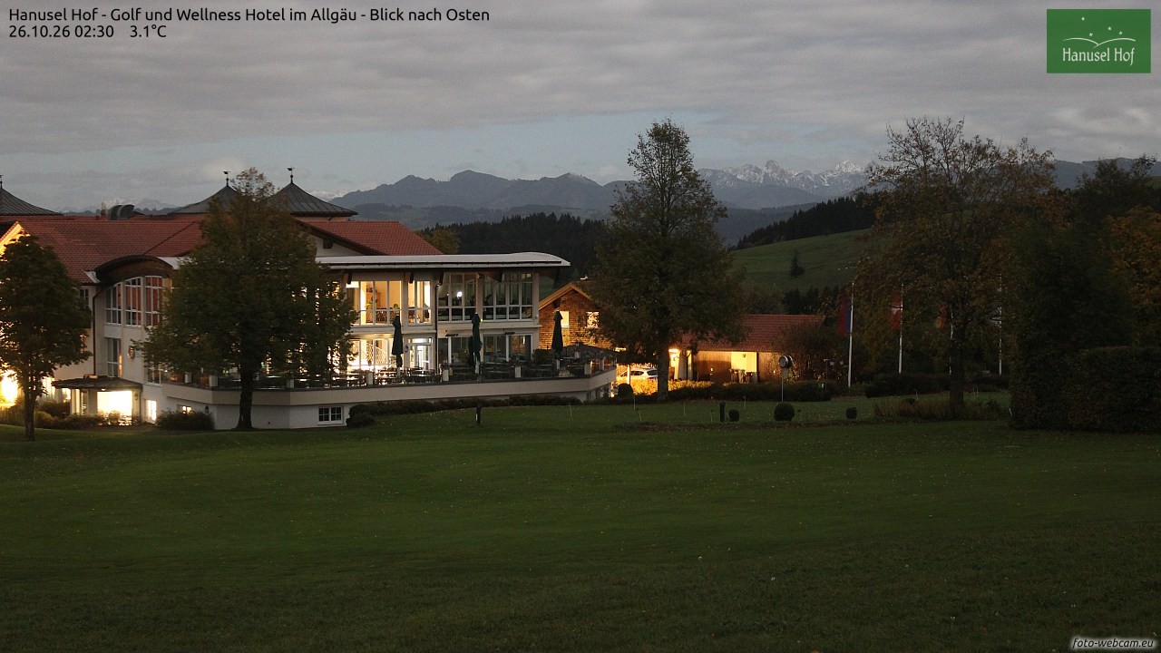 Archiv Foto Webcam Hanusel Hof - Golf und Wellness Hotel - Allgäu