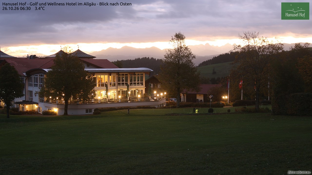Archiv Foto Webcam Hanusel Hof - Golf und Wellness Hotel - Allgäu