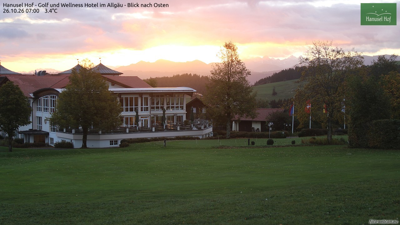 Archiv Foto Webcam Hanusel Hof - Golf und Wellness Hotel - Allgäu