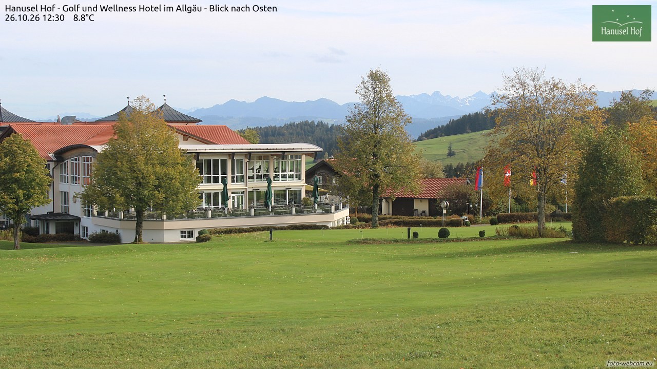 Archiv Foto Webcam Hanusel Hof - Golf und Wellness Hotel - Allgäu