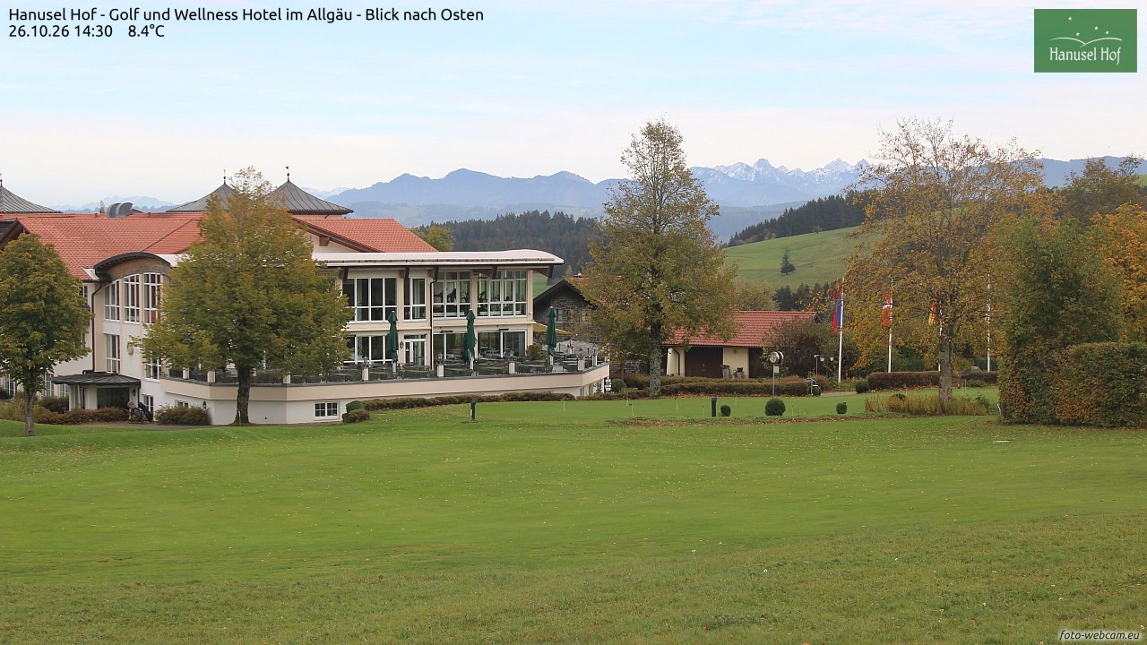 Archiv Foto Webcam Hanusel Hof - Golf und Wellness Hotel - Allgäu