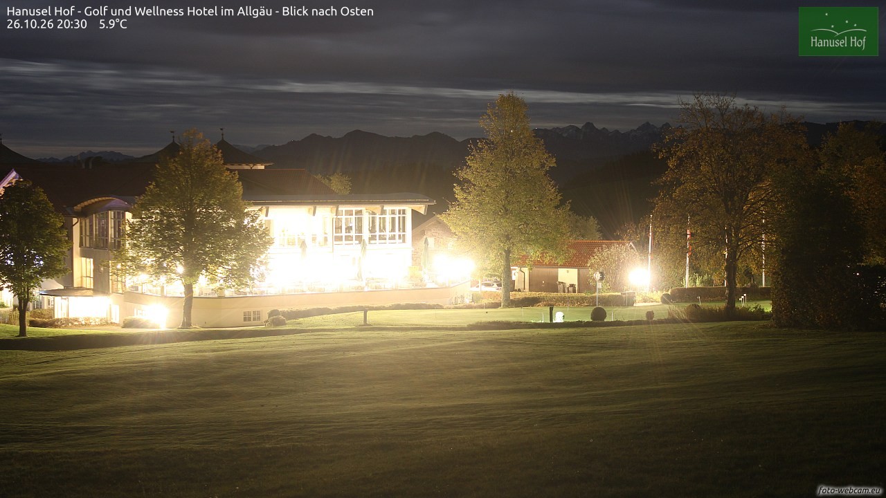 Archiv Foto Webcam Hanusel Hof - Golf und Wellness Hotel - Allgäu