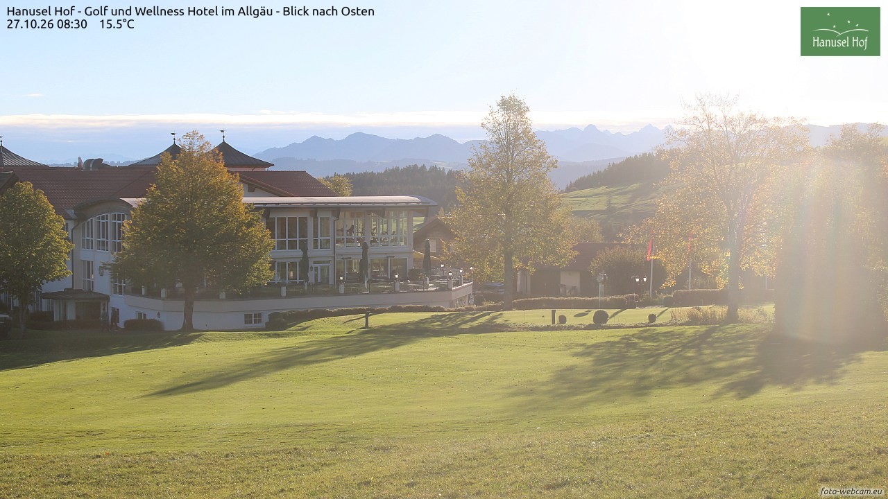 Archiv Foto Webcam Hanusel Hof - Golf und Wellness Hotel - Allgäu
