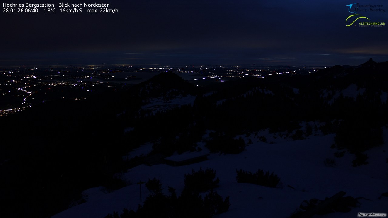 Archiv Foto Webcam Hochries Ost