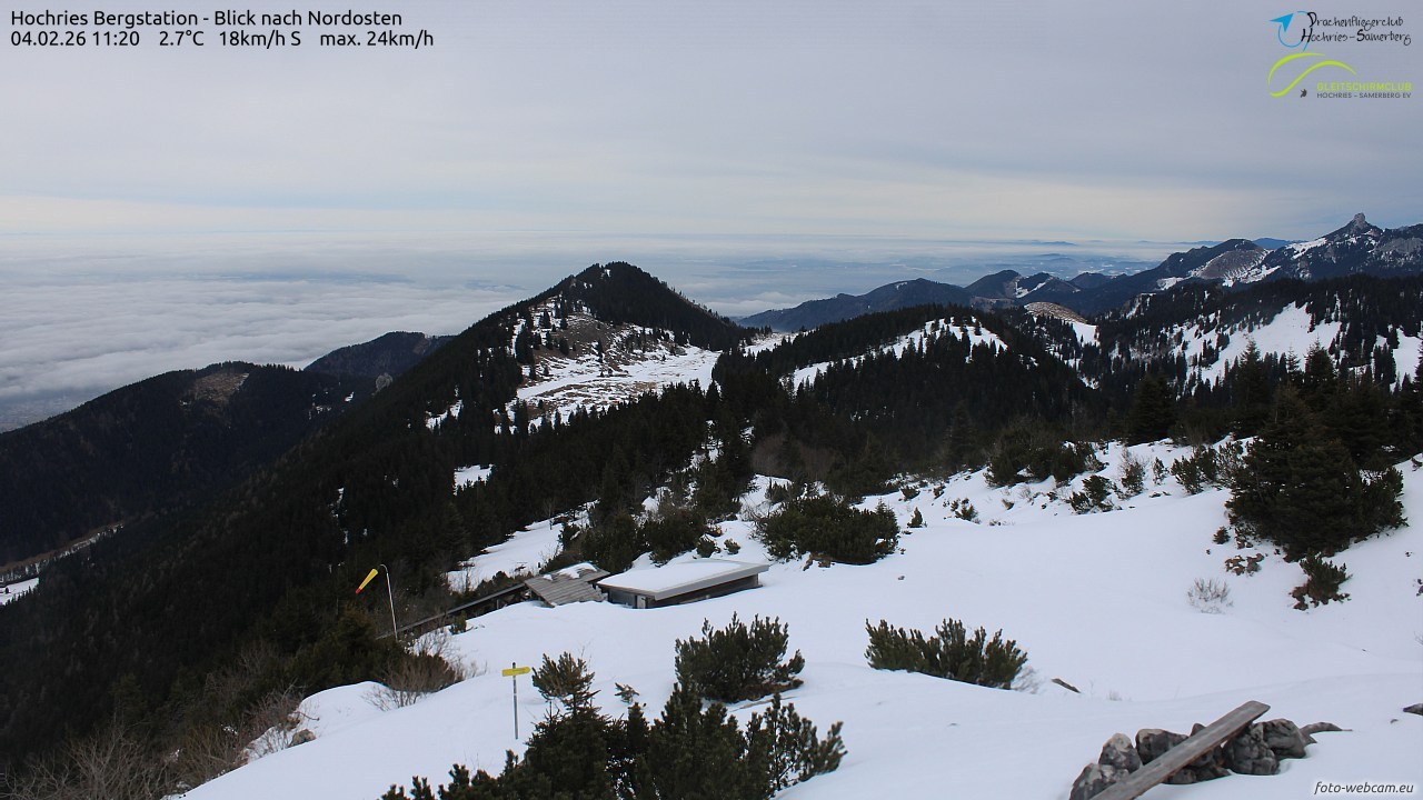 Archiv Foto Webcam Hochries Ost