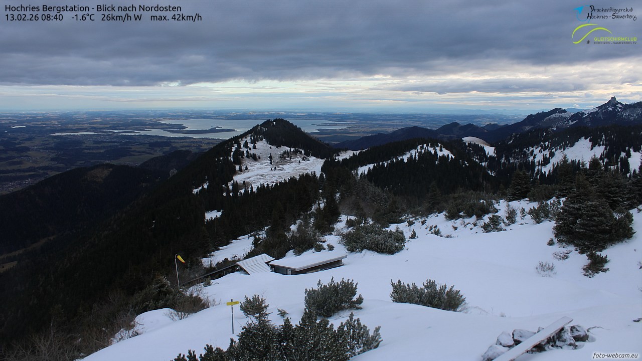 Archived image Webcam Hochries - View to the northeast